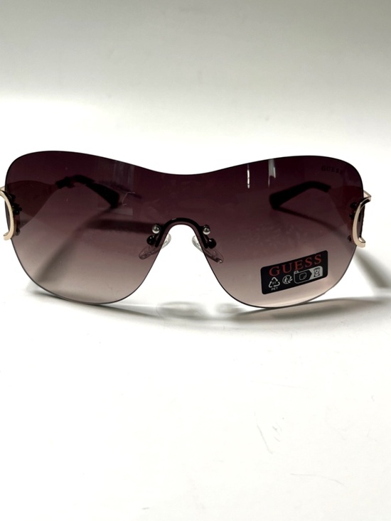 New GUESS Shield Sunglasses Rimless Gold Logo Pattern GO00038 main image 5